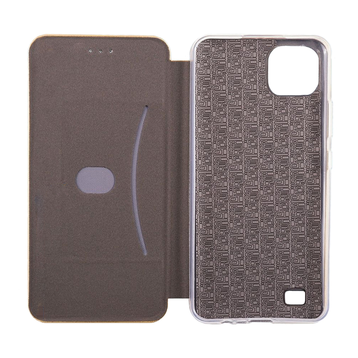 Чехол-книжка KST Book Case 3D с визитницей для Realme C11 (2021) золотой