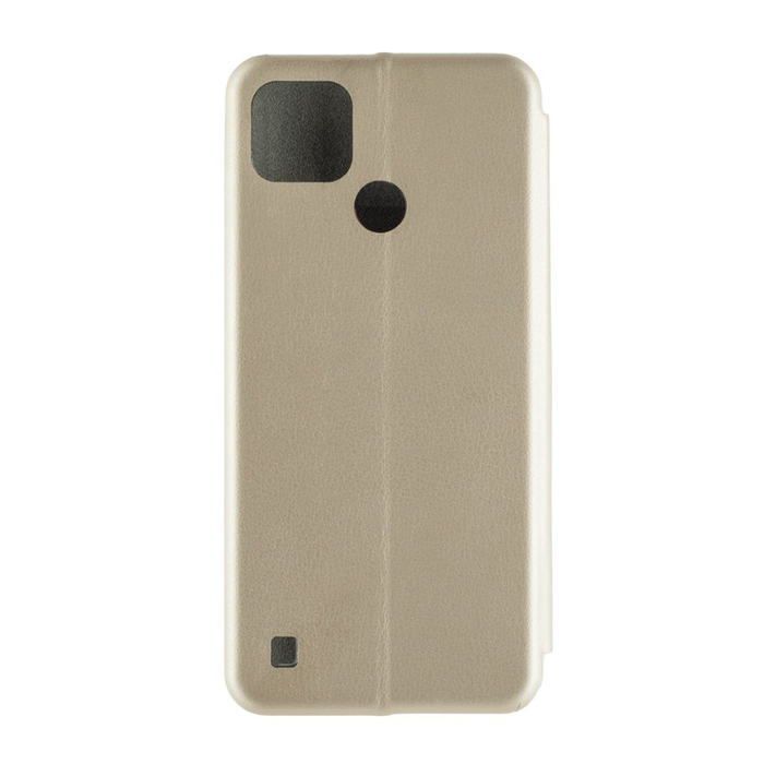 Чехол-книжка KST Book Case 3D с визитницей для Realme C21Y (2021) золотой