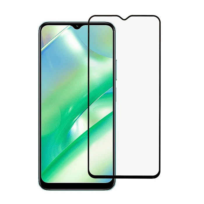 Защитное стекло KST FG для Realme C33 черный