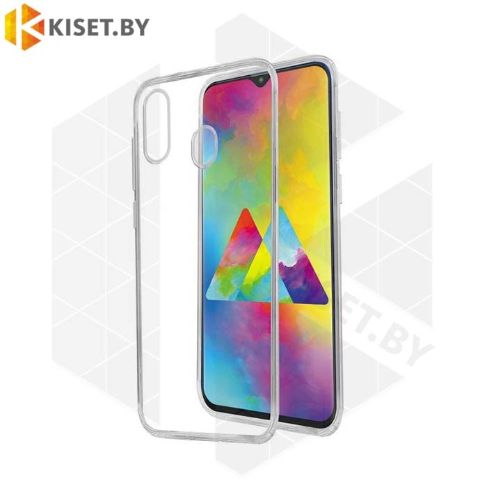 Силиконовый чехол Ultra Thin TPU для Samsung Galaxy M20 прозрачный