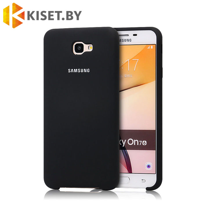Soft-touch бампер Silicone Cover для Samsung Galaxy A5 (2017) A520F, черный