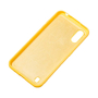 Soft-touch бампер KST Silicone Cover для Samsung Galaxy A01 (A015) 2020 желтый с закрытым низом #43