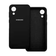 Soft-touch бампер KST Silicone Cover для Samsung Galaxy A03 Core черный