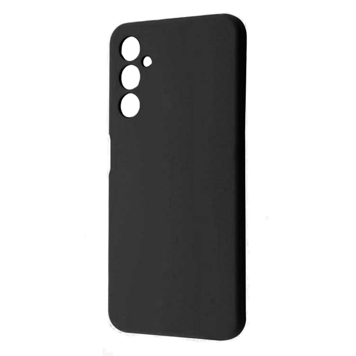 Soft-touch бампер KST Silicone Cover для Samsung Galaxy A05s черный с закрытым низом