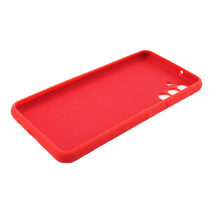 Soft-touch бампер KST Silicone Cover для Samsung Galaxy A13 5G красный с закрытым низом