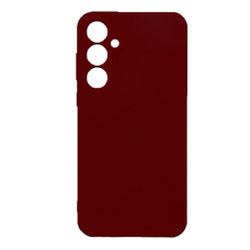 Soft-touch бампер KST Silicone Cover для Samsung Galaxy A15 марсала с закрытым низом