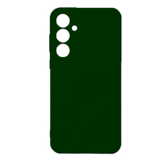 Soft-touch бампер KST Silicone Cover для Samsung Galaxy A15 хаки с закрытым низом
