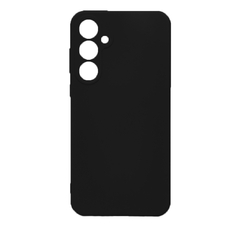 Soft-touch бампер KST Silicone Cover для Samsung Galaxy A15 черный с закрытым низом