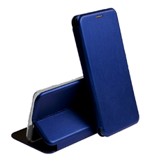 Чехол-книжка Book Case 3D с визитницей для Samsung Galaxy A15 темно-синий