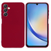 Soft-touch бампер KST Silicone Cover для Samsung Galaxy A25 5G марсала с закрытым низом