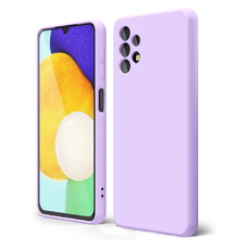 Soft-touch бампер KST Silicone Cover для Samsung Galaxy A32 5G фиалковый с закрытым низом
