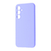 Soft-touch бампер KST Silicone Cover для Samsung Galaxy A35 фиалковый с закрытым низом