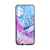 Силиконовый чехол с пластиковой крышкой KST SC для Samsung Galaxy A52 4G / 5G черный c рисунком тропики