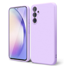 Soft-touch бампер KST Silicone Cover для Samsung Galaxy A54 5G фиалковый с закрытым низом