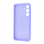 Soft-touch бампер KST Silicone Cover для Samsung Galaxy A55 фиалковый с закрытым низом