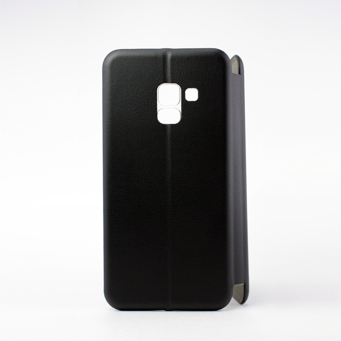 Чехол-книжка Book Case 3D с визитницей для Samsung Galaxy A8 (2018) A530 / A5 2018, черный