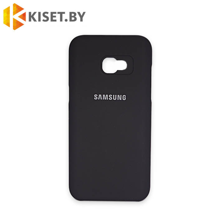 Soft-touch бампер BackCover для Samsung Galaxy A7 2017 (A720), черный