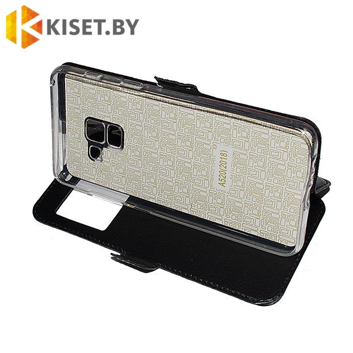 Чехол-книжка Book Slim case для Samsung Galaxy A8 2018 / A5 2018 черный