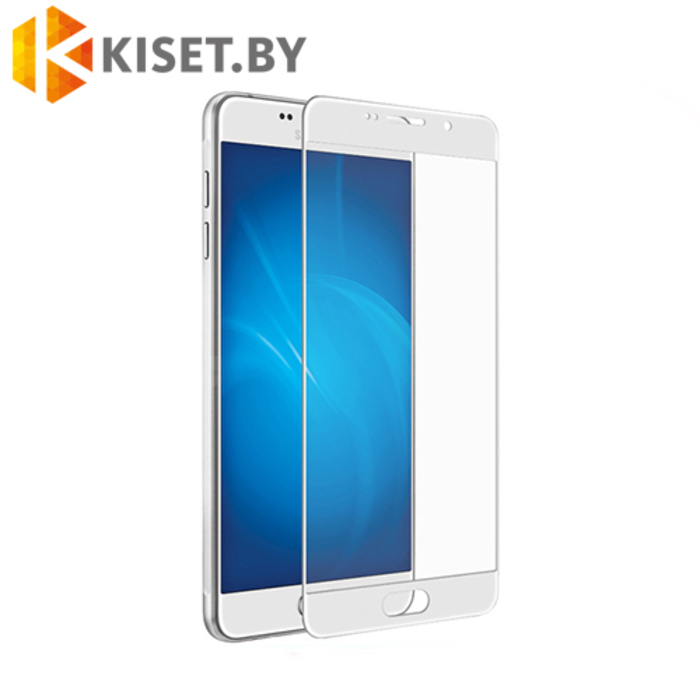 Защитное стекло Full Screen 5D для Samsung Galaxy A7 (2017) A720F, белое
