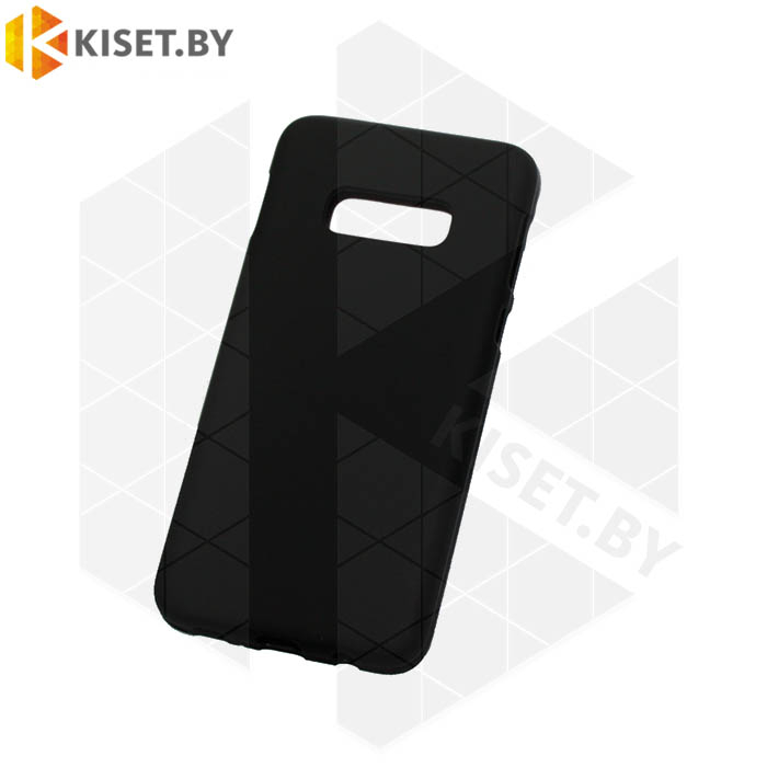 Силиконовый чехол матовый для Samsung Galaxy S10e (G970) черный