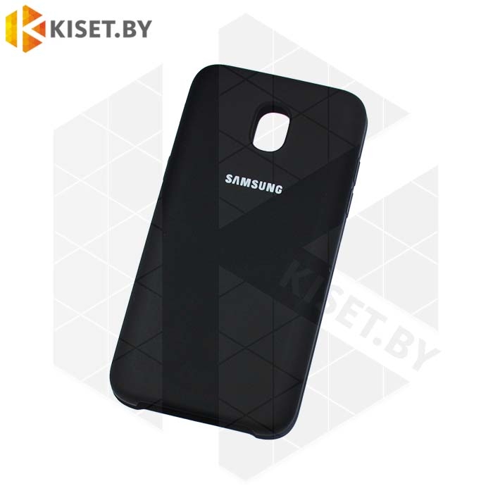 Soft-touch бампер Silicone Cover для Samsung Galaxy J4 (2018) J400 черный