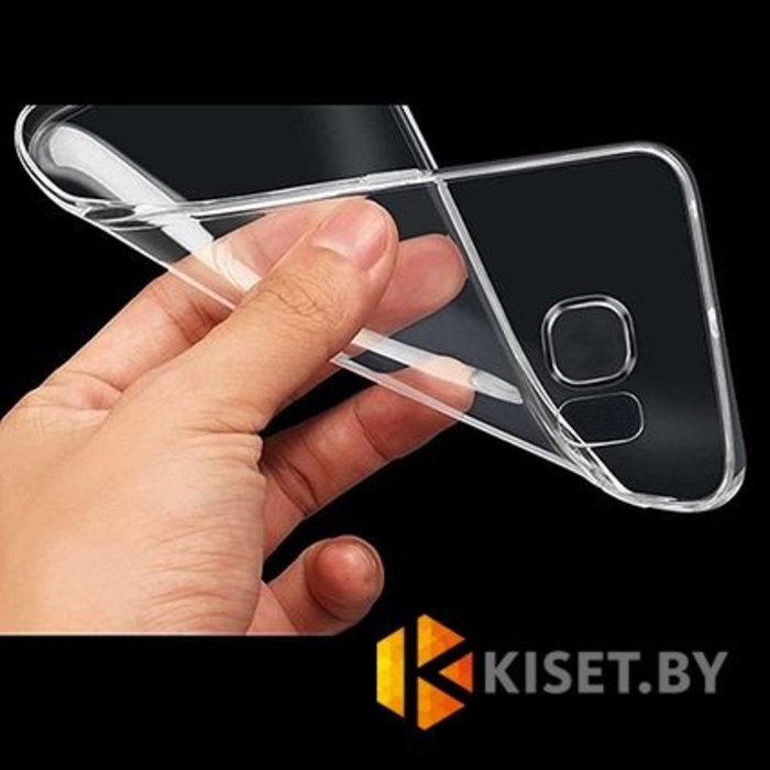 Силиконовый чехол Ultra Thin TPU для Samsung Galaxy C7 Pro, прозрачный