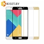 Защитное стекло на весь экран для Samsung Galaxy C5/C5 Pro, черное