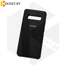 Soft-touch бампер KST Silicone Cover для Samsung Galaxy S10 Plus (G975) черный