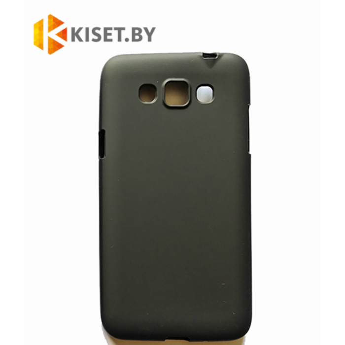 Силиконовый чехол для Samsung Galaxy E7 (E700H), черный