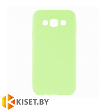 Силиконовый чехол для Samsung Galaxy E5 (E500H), зелёный