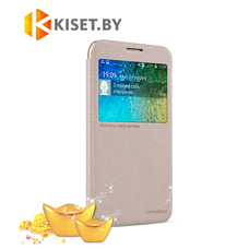 Чехол Nillkin Sparkle для Samsung Galaxy E5, золотой