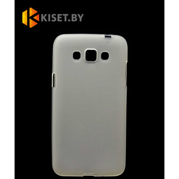 Силиконовый чехол для Samsung Galaxy E5 (E500H), белый