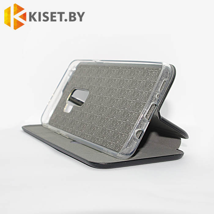 Чехол-книжка Book Case 3D с визитницей для Samsung Galaxy S9 Plus (G965), черный
