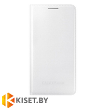 Чехол оригинальный Flip Cover для Samsung Galaxy Alpha (G850F), белый