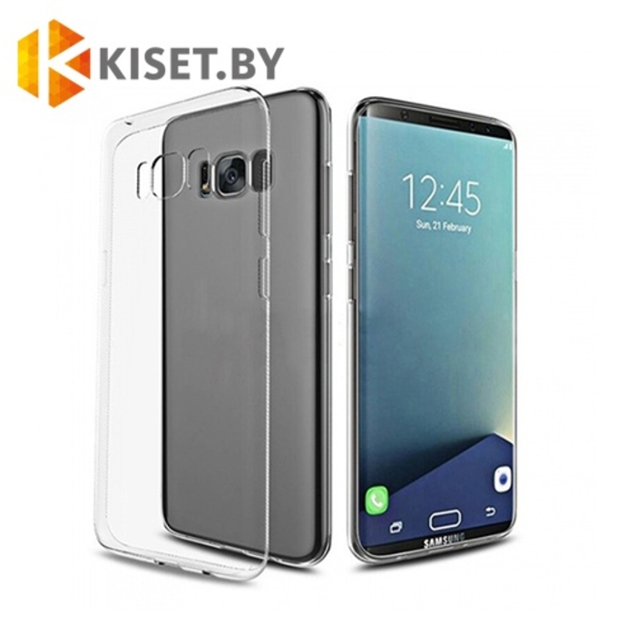 Силиконовый чехол Ultra Thin TPU для Samsung Galaxy S8 Plus (G955), прозрачный