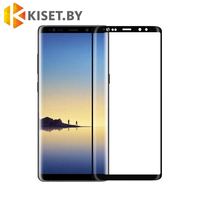 Защитная пленка на весь экран для Samsung Galaxy S8 Plus (G955), черная рамка