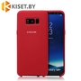 Soft-touch бампер Silicone Cover для Samsung Galaxy S8 (G950), красный