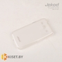 Силиконовый чехол Jekod с защитной пленкой для Samsung Galaxy Star Advance (G350), белый