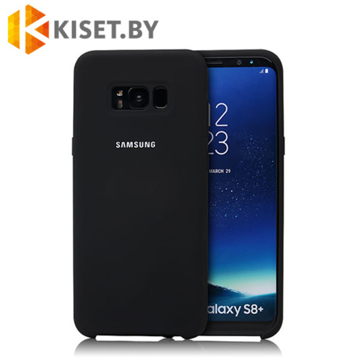 Soft-touch бампер Silicone Cover для Samsung Galaxy Note 8, черный