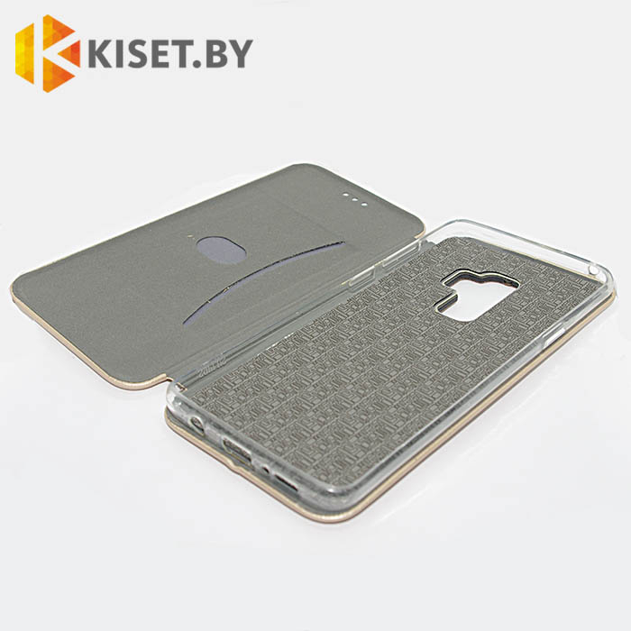 Чехол-книжка Book Case 3D с визитницей для Samsung Galaxy S9 Plus (G965), черный