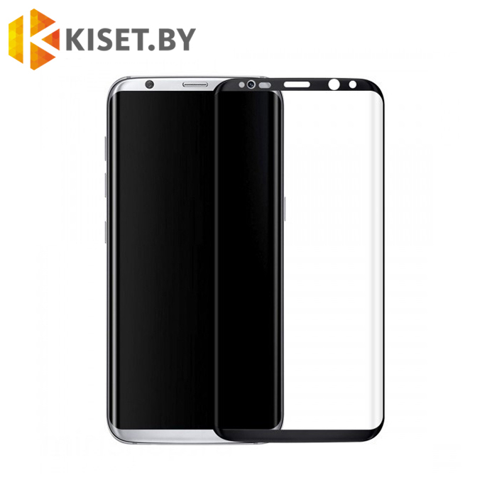 Защитная пленка матовая на весь экран для Samsung Galaxy S8 Plus (G955) черная рамка