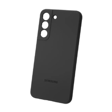 Soft-touch бампер KST Silicone Cover для Samsung Galaxy S22 черный с закрытым низом