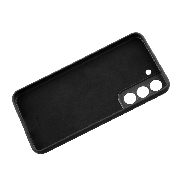 Soft-touch бампер KST Silicone Cover для Samsung Galaxy S22 черный с закрытым низом