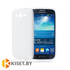 Силиконовый чехол Experts Samsung Galaxy Grand Neo/Duos (i9060/i9082), белый с волной