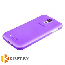 Пластиковый бампер для Samsung Galaxy S4 (i9500), фиолетовый