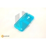 Силиконовый чехол Experts Samsung Galaxy S4 (I9500), бирюзовый с волной