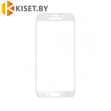 Защитное стекло KST FS для Samsung Galaxy J3 (2017) J330, белое