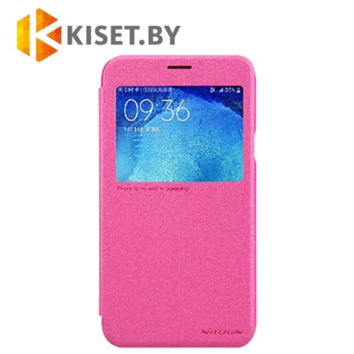 Чехол Nillkin Sparkle для Samsung Galaxy J7 / J7 Neo, розовый