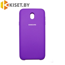 Soft-touch бампер Silicone Cover для Samsung Galaxy J3 2017, фиолетовый