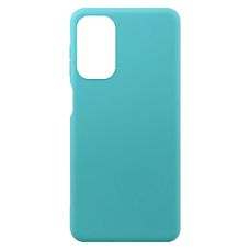 Soft-touch бампер KST Silicone Cover для Samsung Galaxy M52 5G бирюзовый с закрытым низом